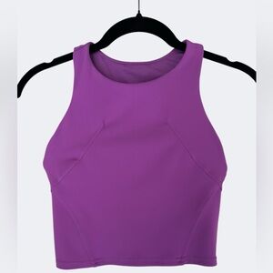 Lululemon Purple Winder Train Razorback Cropped Tanktop